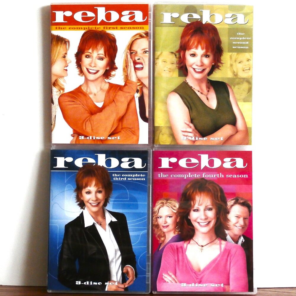 Four Complete DVD Seasons of REBA,  Seasons 1, 2, 3, 4 ~ 90 Episodes 12 Disc Set